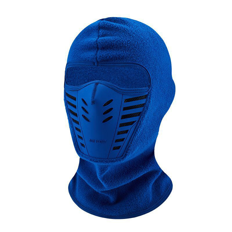 Blue winter balaclava