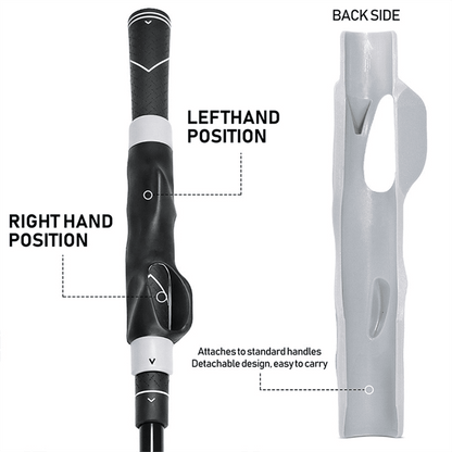 🔥New 2026🏆 Upgrade:🌎Ends Today56% OFF! -Golf Grip Trainer - Golf Swing Aid Club Attachment for Correct Hand Placement