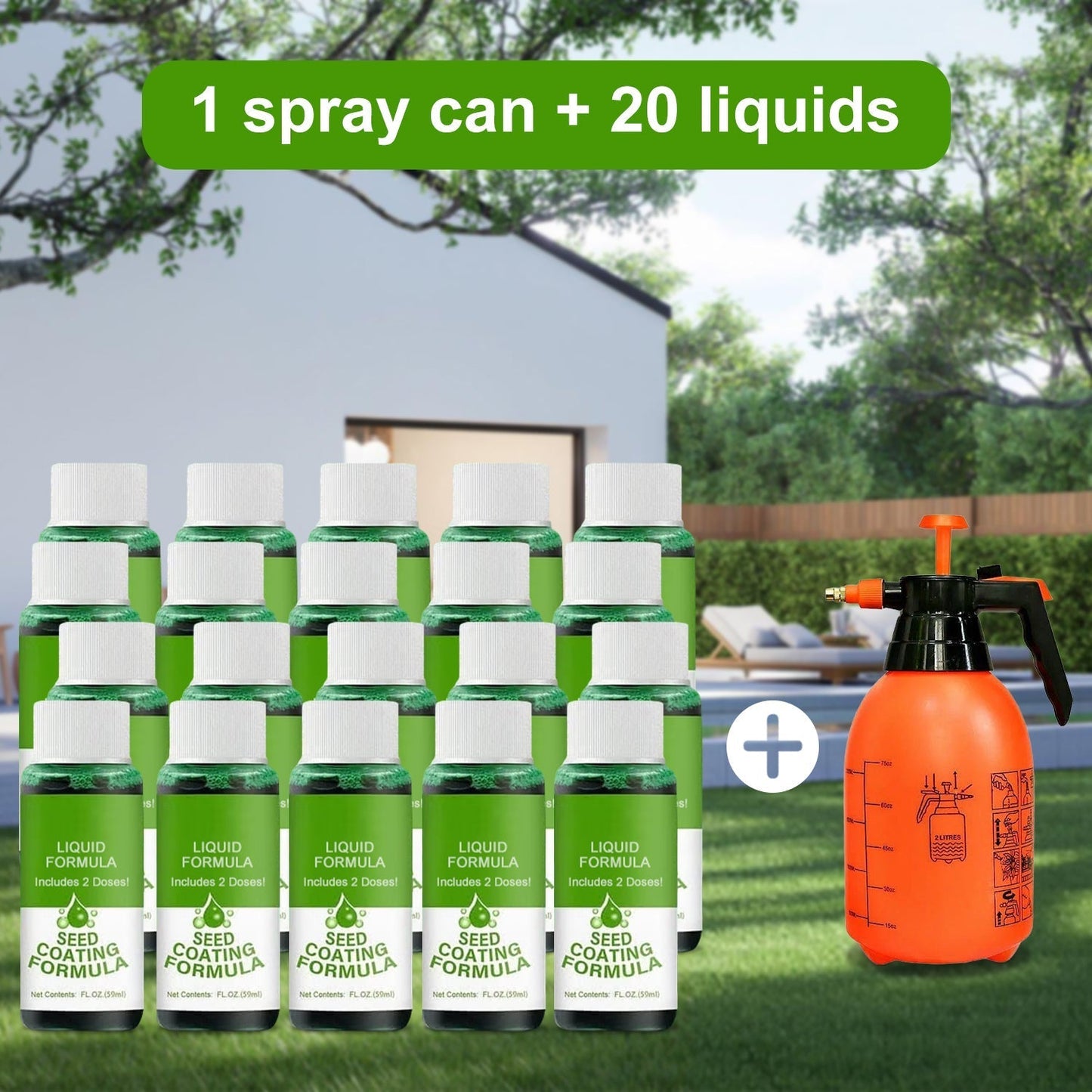 🏆50K+ SOLD LAST WEEK! 🌱🔥Last Day 73% OFF🌱Hydro Seeding Lawn Solution