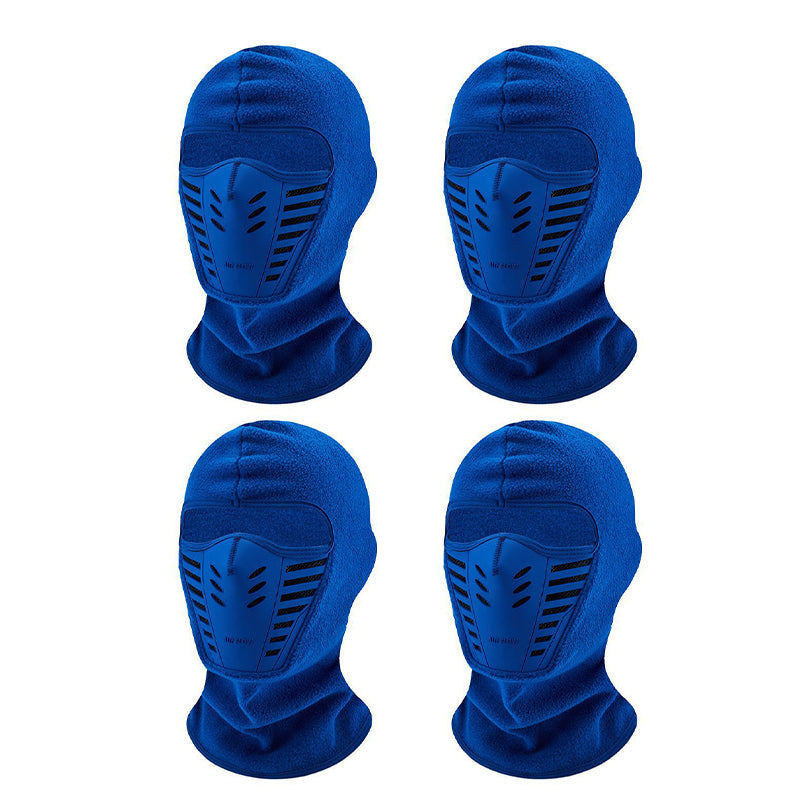 Blue winter balaclava