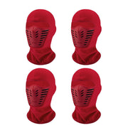 Red winter balaclava