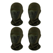Green winter balaclava