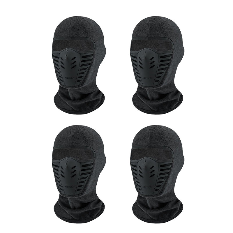 Gray winter balaclava