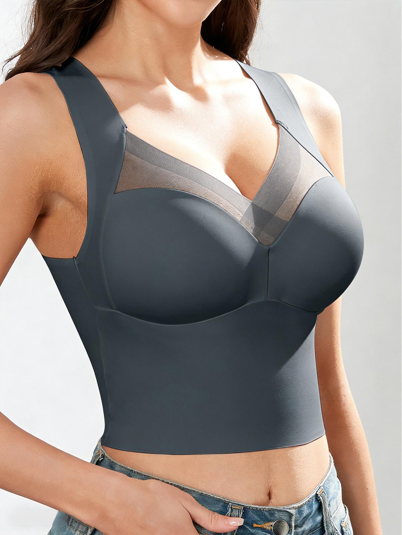 🏆 50K+ SOLD! 👚 Rovinelx Seamless Mesh Top