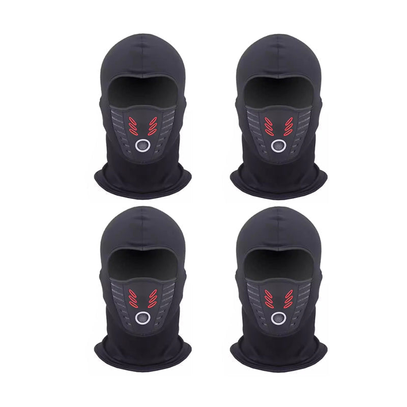 Black-Red winter balaclava