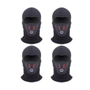 Black-Red winter balaclava