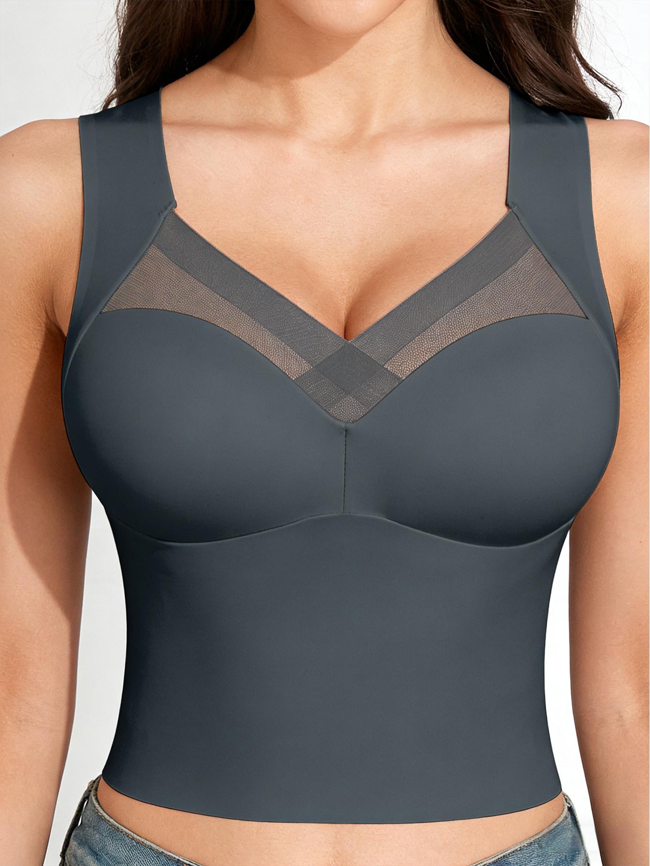 🏆 50K+ SOLD! 👚 Rovinelx Seamless Mesh Top