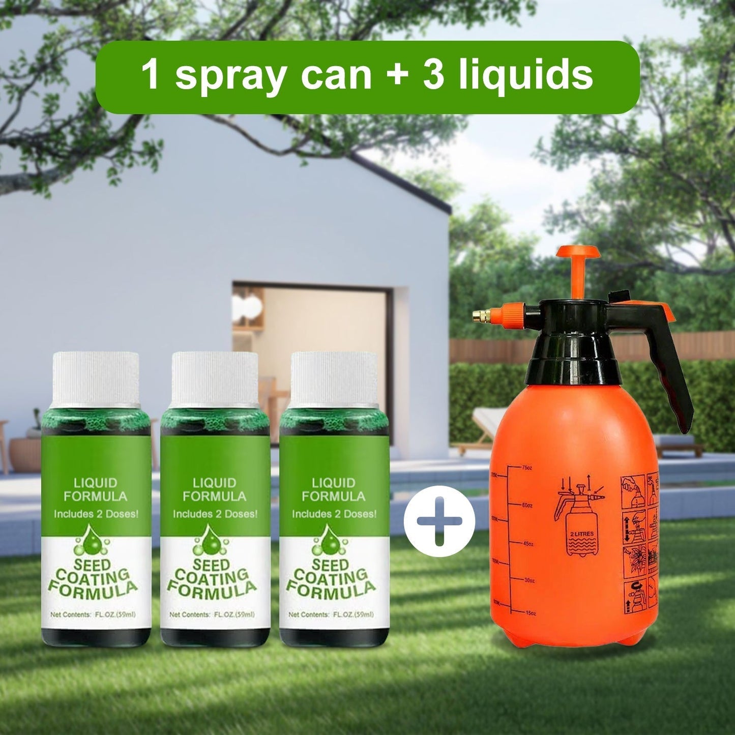 🏆50K+ SOLD LAST WEEK! 🌱🔥Last Day 73% OFF🌱Hydro Seeding Lawn Solution