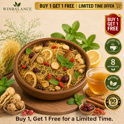Men’s Vitality & Metabolic Balance Herbal Tea – 8-in-1 Botanical Formula with Maca, American Ginseng & Corn Silk (10 Sachets)L7
