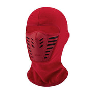Red winter balaclava