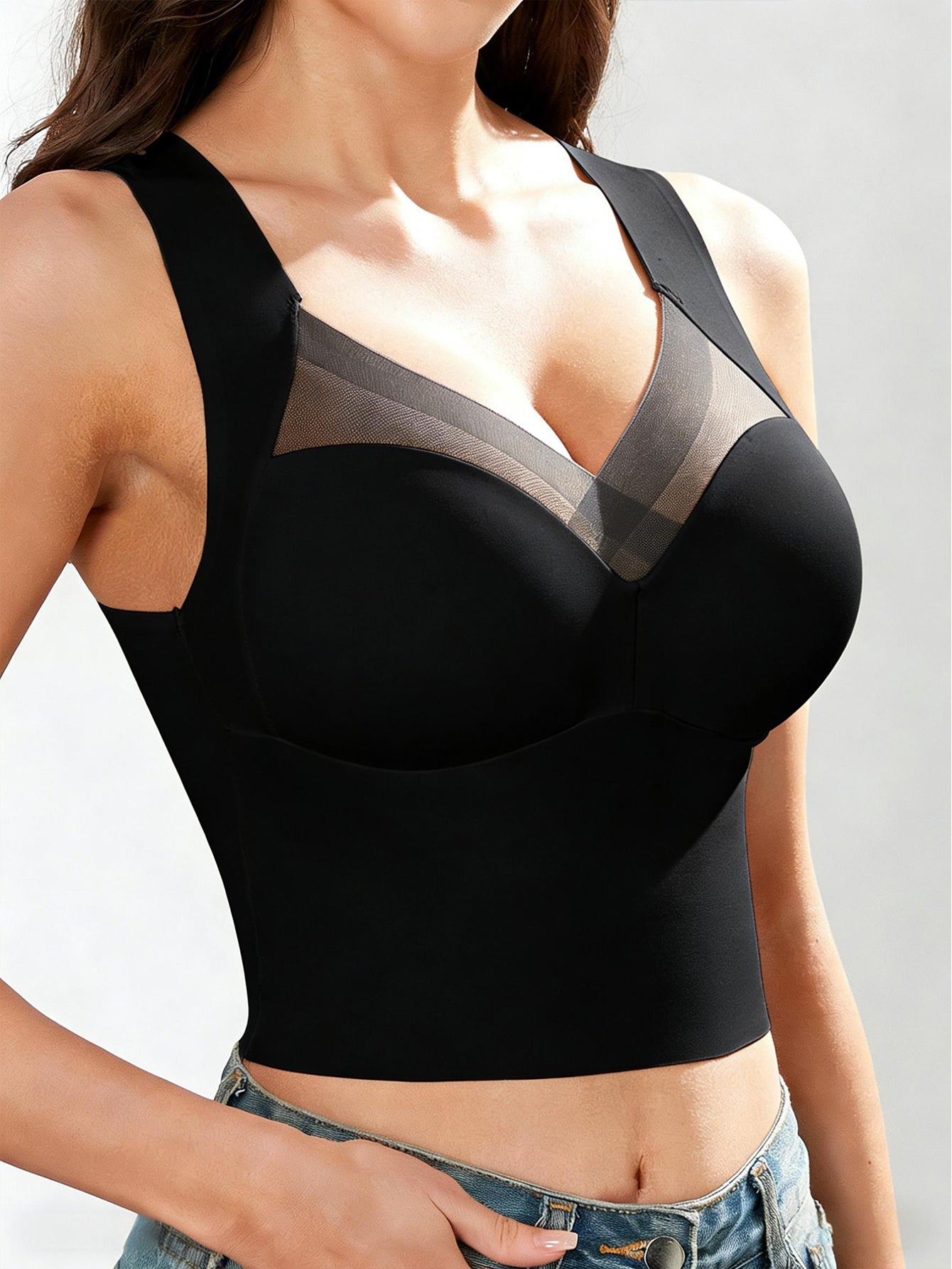 🏆 50K+ SOLD! 👚 Rovinelx Seamless Mesh Top