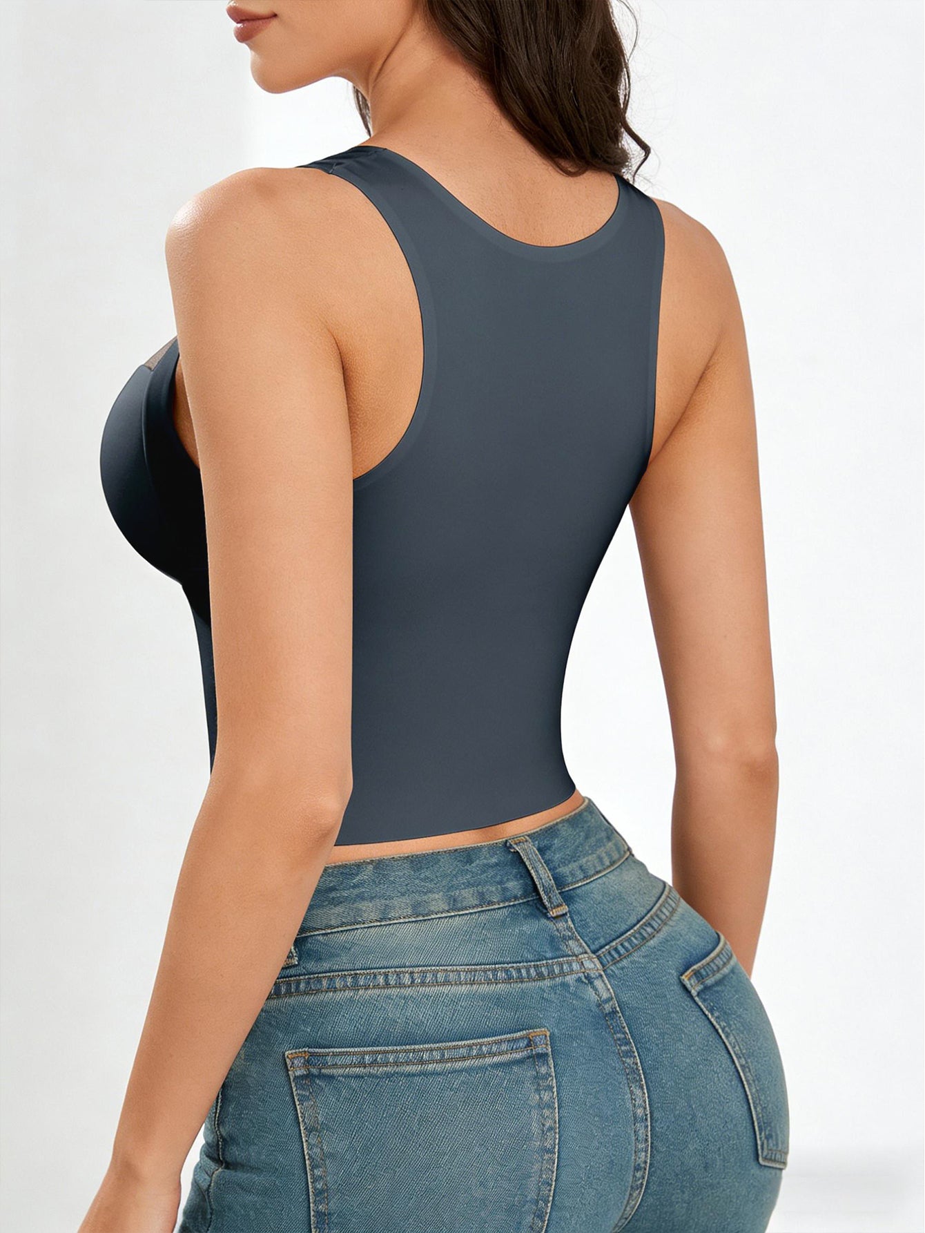 🏆 50K+ SOLD! 👚 Rovinelx Seamless Mesh Top