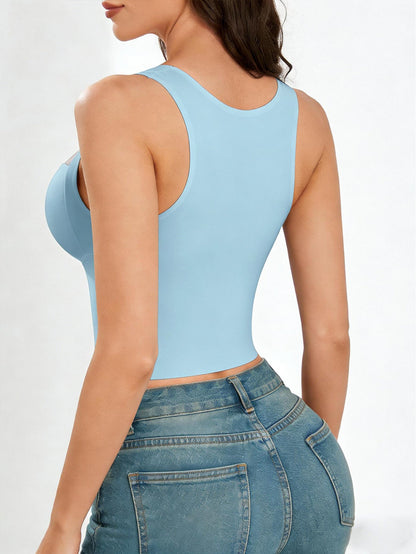 🏆 50K+ SOLD! 👚 Rovinelx Seamless Mesh Top