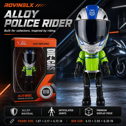 🔥New 2026🏍️ Mini Motorcycle Helmet Rider 🔥 Transforming Alloy Figure – Gift for Motorcycle Lovers