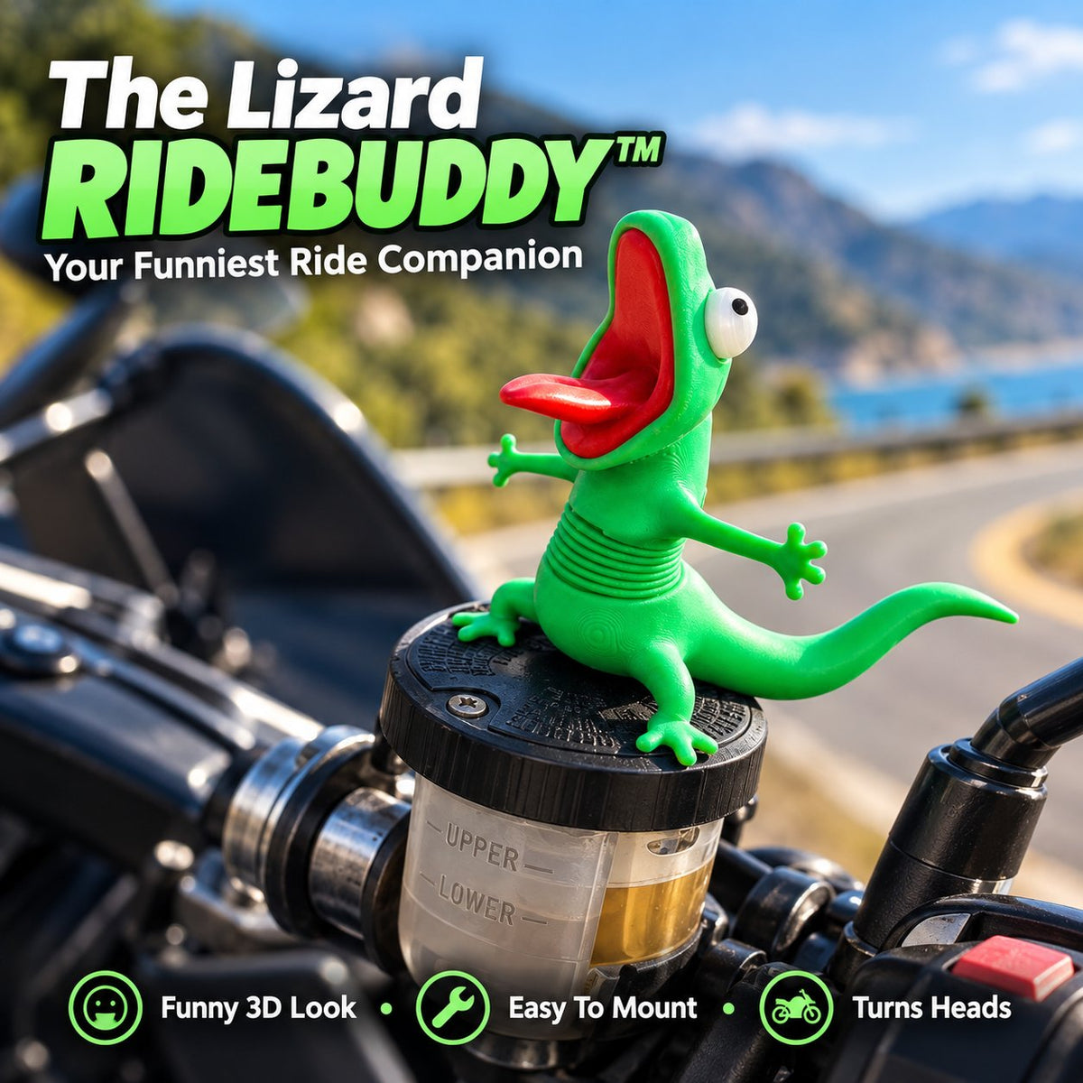🔥Last Day 49% OFF - 🦎The Lizard RIDEBUDDY™