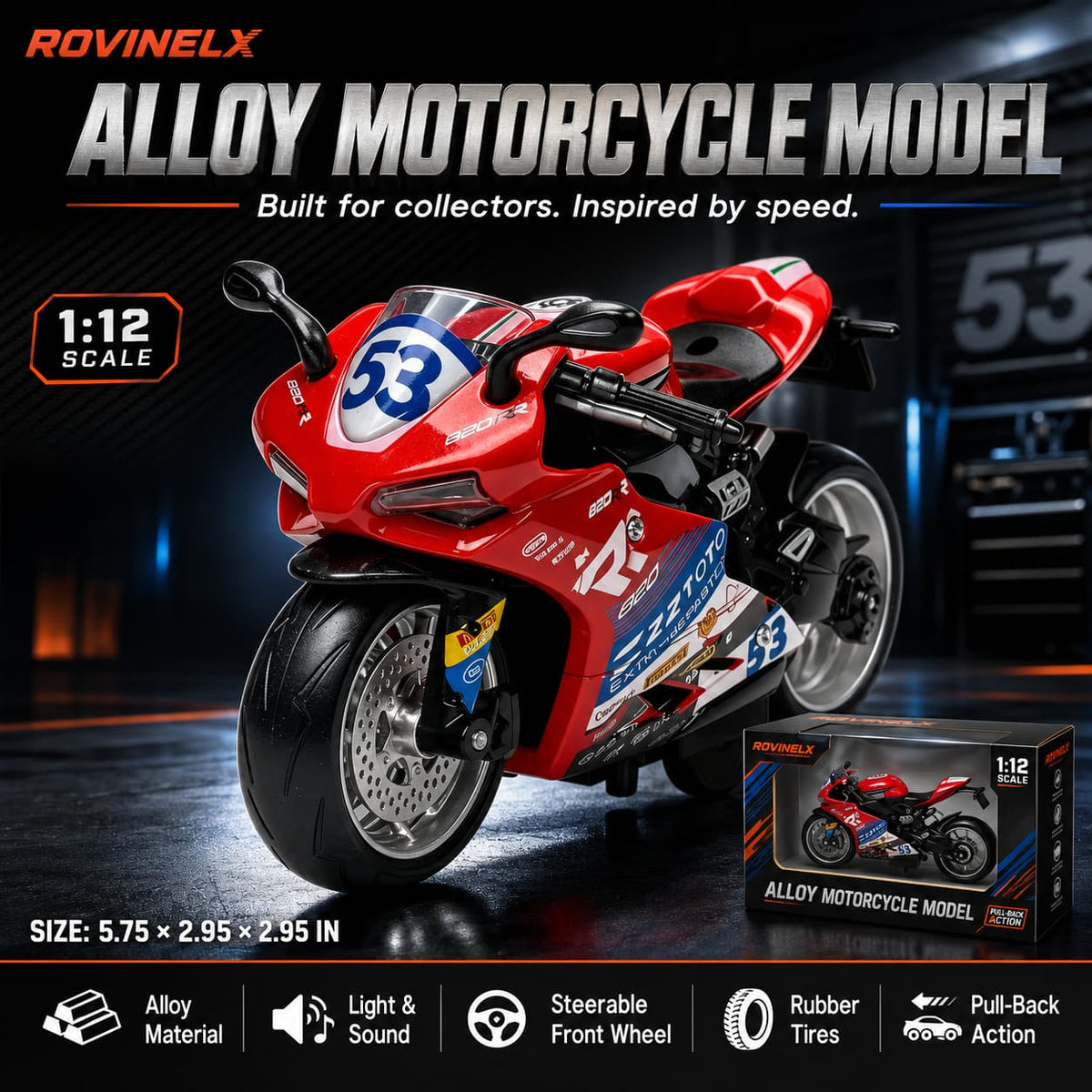 🔥New 2026🏍️ Mini Motorcycle Helmet Rider 🔥 Transforming Alloy Figure – Gift for Motorcycle Lovers