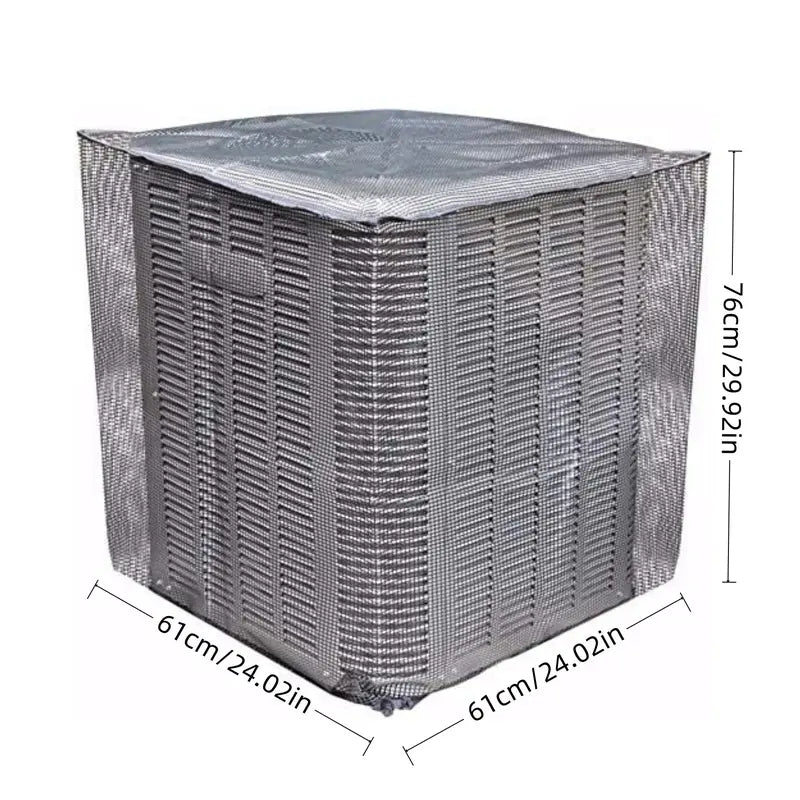 AC cover sizing and installation detail