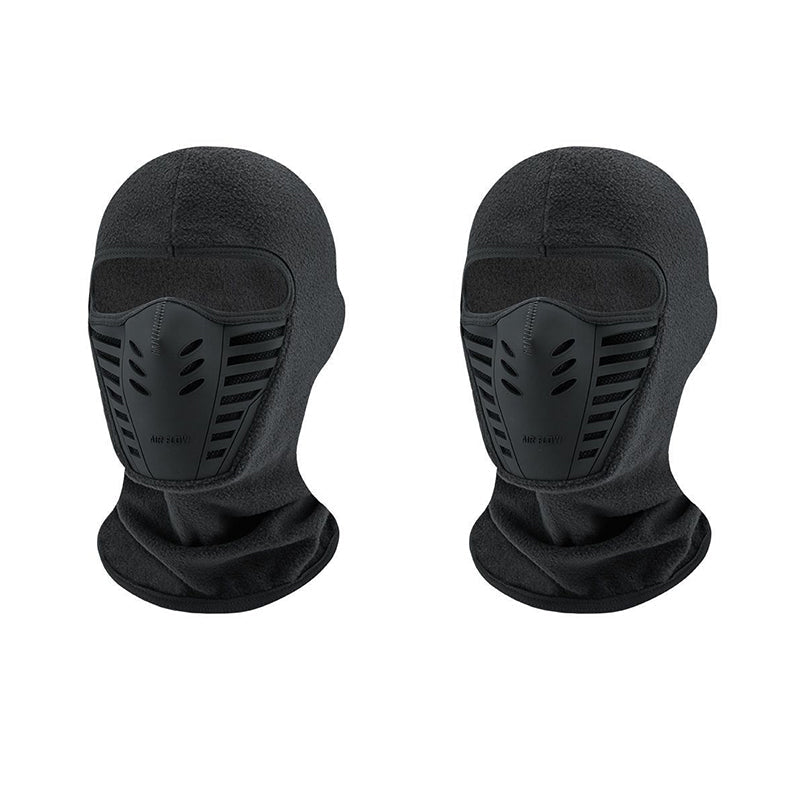 Gray winter balaclava