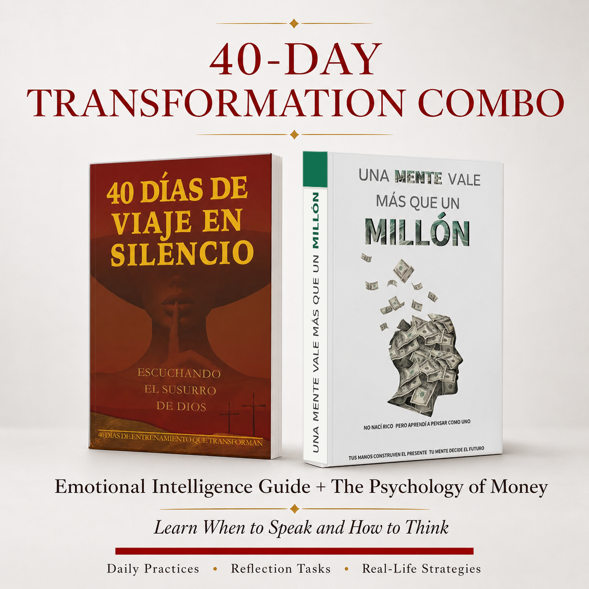 Pack de Libros de Crecimiento Personal de 40 Días – Silencio, Mentalidad y Abundancia-V — image 2