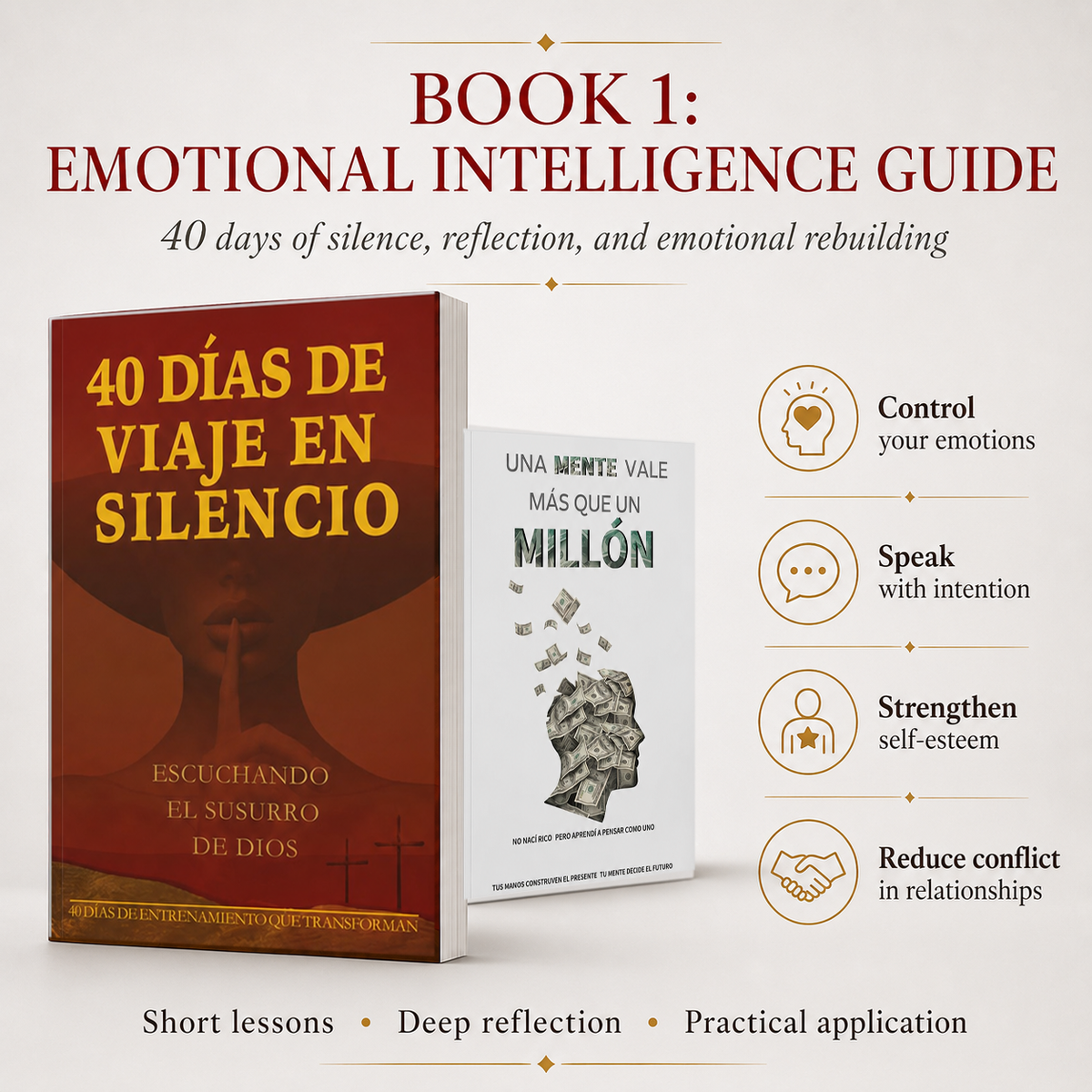 Pack de Libros de Crecimiento Personal de 40 Días – Silencio, Mentalidad y Abundancia-V — image 4