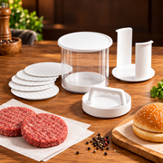 Burger press for homemade patties