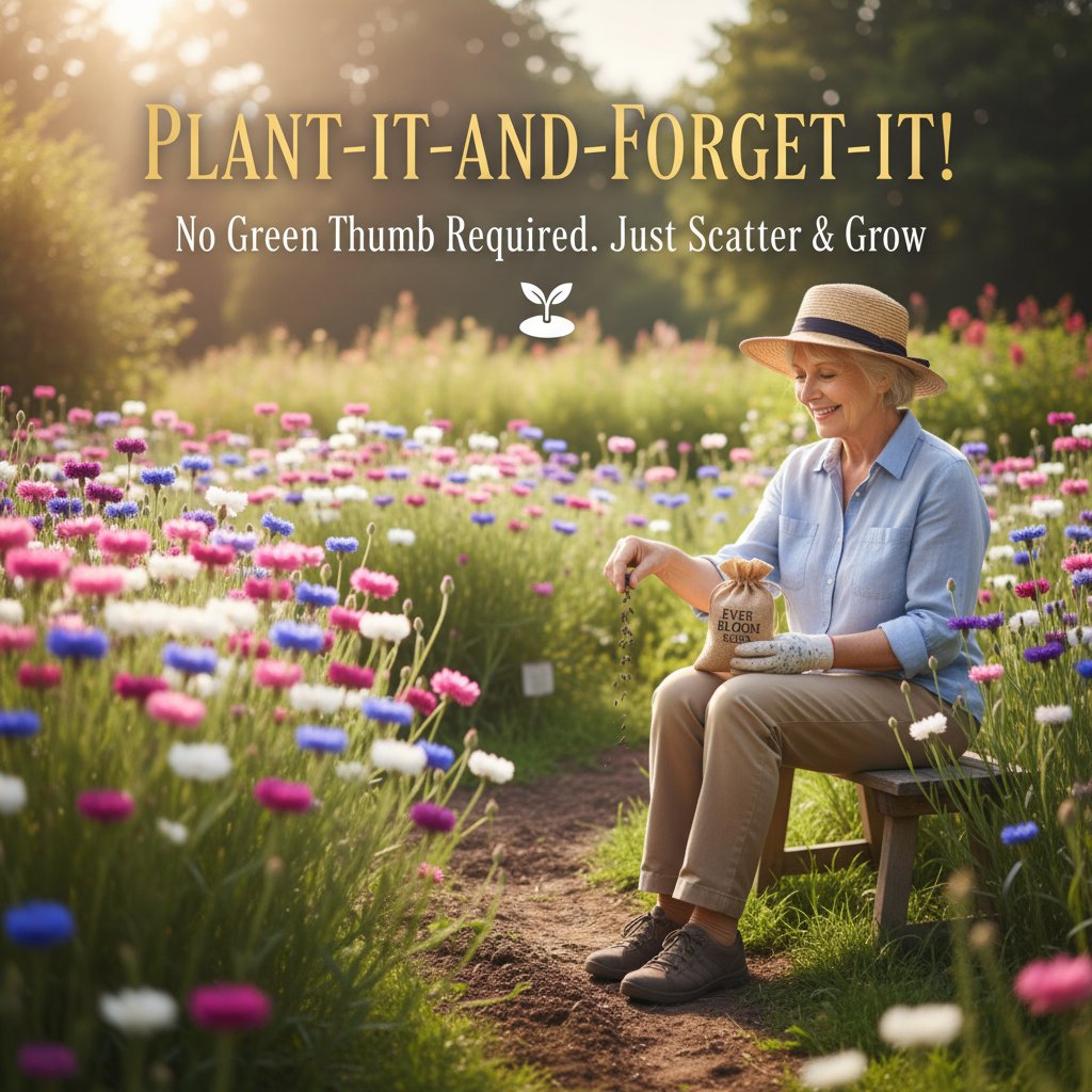 🌱Premium Cornflower Seeds – The "Unstoppable" Wildflower That Grows Anywhere