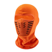 Orange winter balaclava