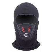 Black-Red winter balaclava