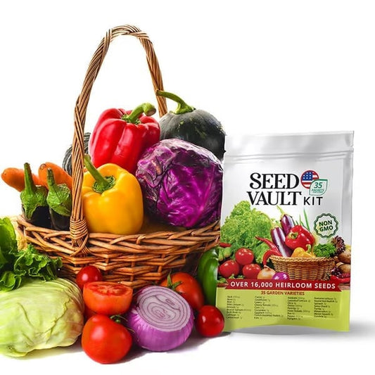 🏆50K+ SOLD LAST WEEK!  - 🥦Ultimate Survival Seed Vault  |🌿50-Year Shelf Life✨（us）