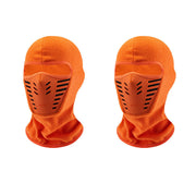 Orange winter balaclava