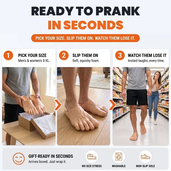 Rovinelx Barefoot Prank Slippers — image 5