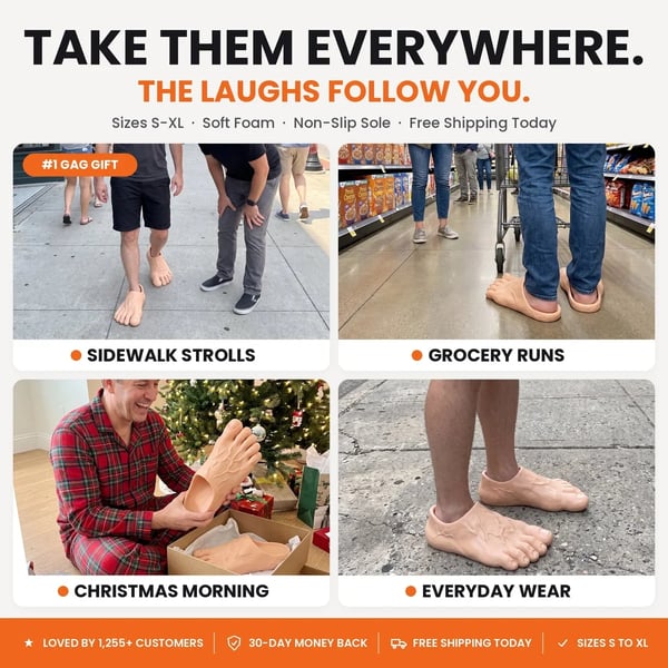 Rovinelx Barefoot Prank Slippers — image 7