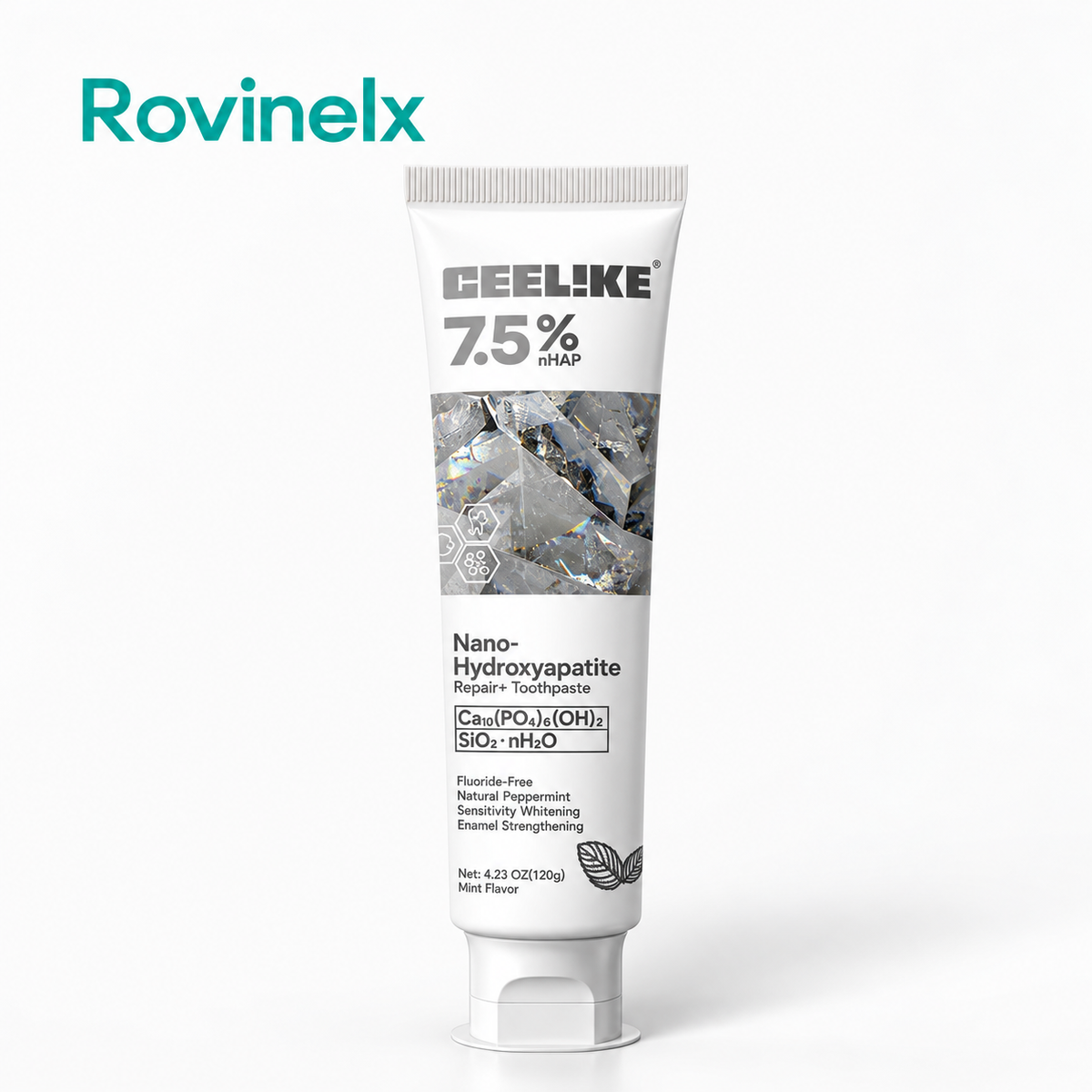 Rovinelx™ 7.5% Nano-Hydroxyapatite Repairing Toothpaste